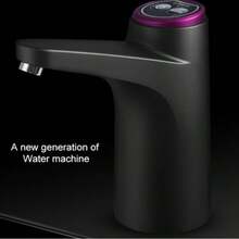 Bomba automática de agua potable | Dispensador de agua para botellas | Dispensador de agua eléctrico portátil sin BPA | Bomba para botellas de agua - Negro - Ver 3