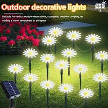 Solar Outdoor Garden Lawn Pilot Leds Light Waterproof Courtyard Flower Path Light String For Camping Wedding Christmas Decor - Moroccan Purple - View 2