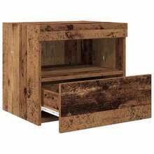 vidaXL 2 pezzi Comodino in legno antico 50 x 40 x 45 cm in legno