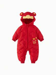 Balabala BalaOne Kinder Daunen Jumpsuit, Jungen & Mädchen Winter 2025, süßer Kapuzen-Jumpsuit