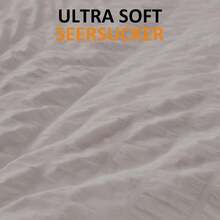 Cozyide White Duvet Cover Queen Size, 3 Pieces Bedding Duvet Covers, Soft Breathable Seersucker Duvet Cover Set With Zipper Closure And Corner Ties (1 Duvet Cover 90"X90" + 2 Pillow Shams 20"X26") - ColorC - 查看 5