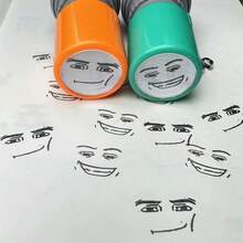 Sellos de personajes de dibujos animados de juegos, divertidos y graciosos, tipo prensa para planificadores, idea de regalo de cumpleaños con expresiones divertidas