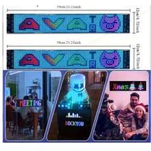 لوحة LED ماتريكس لإعلانات متحركة، لوحات إشارات LED، أضواء تعريف المركبات LED قابلة للبرمجة بالتحكم اللاسلكي عبر USB، أضواء LED قابلة للبرمجة مع وظيفة التحكم في البرنامج، إعلانات متحركة، إشارات جو، ديكورات المهرجانات