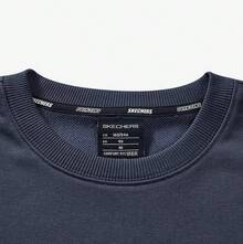 Skechers New Women Crew Neck Knit Comfortable Pullover Sweatshirt - Dark Grey - View 4