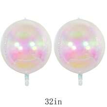 60in/50in/32in/10in Oversized Colorful 4D Balloon, Suitable For Weddings, Birthdays, Anniversaries, Fashion Parties, Back To School, Summer Parties, New Year, Christmas Decorations