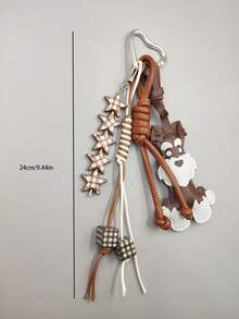 1 Stück Silberstern Anhänger Taschenzubehör, Schlüsselanhänger für Frauen