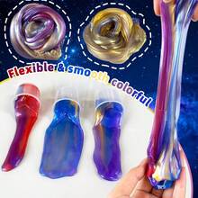 Slime Galaxy, Hộp quà tiệc Galaxy, Đồ chơi trẻ em, Chất đàn hồi, Cốc slime Galaxy - Quà tặng tiệc slime cho trẻ em dịp Giáng sinh, Halloween, Lễ Phục sinh, Ngày Valentine, Năm mới, Chất đàn hồi, Không dính, Không bẩn, Giảm căng thẳng, Phù hợp cho cả nam và nữ - Phần thưởng trong lớp học, Đồ dùng tiệc (Màu ngẫu nhiên) (Hộp màu ngẫu nhiên) - 6 - Xem 5