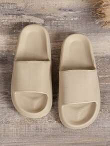 Women's Comfortable Thick-Sole Cushioned Slippers, Suitable For Indoor And Outdoor Wear, Soft And Comfortable, Summer - Khaki - View 4