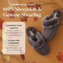 Dearfoams Fireside by Victoria - Mocasín de Encaje, Resistente al Agua Pantuflas para Mujer - gris - Ver 8
