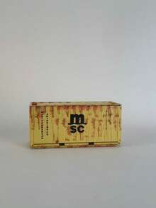 11.5cm Length Mini Metal Container, Retro Industrial Style Office Storage Box, Creative Home Organizer