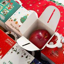 GWHOLE Cajas de Regalo para Navidad de 24pcs Cajas para Galletas Dulces Bolsas de Papel Cajas de Regalo Caramelos apta Navidad - 1 - Ver 7