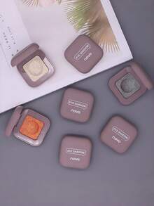 NOVO 闪亮单色眼影，质地柔滑，持久，易于涂抹，高光，适合日常、节日、毕业典礼、派对、舞台妆、音乐节 - 02#糖果紙 - 查看 8