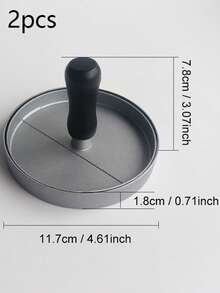 1/2pcs Hamburger Patty Maker, Beef Burger Patty Maker For Home Use, Sandwich Press, Chicken Patty Maker, Breakfast Patty Maker, Suitable For Family Gatherings, Birthdays, Parties