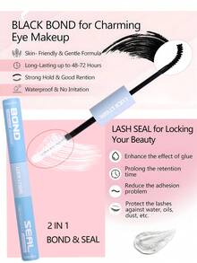 240/232PCS DIY Lash Extension Kit Individual & Cluster Lashes 10-16mm Mixed Lengths With Glue Sealant Tweezers For Daily & Party Makeup Faux Mink Material Soft Texture Ultra-Thin Band Ultra-Lightweight Long-Lasting - Black - View 7