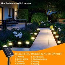 Solar Outdoor Garden Lawn Pilot Leds Light Waterproof Courtyard Flower Path Light String For Camping Wedding Christmas Decor - Moroccan Purple - View 9