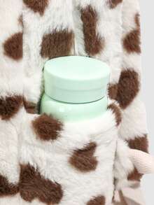 Grand sac à dos en peluche pour étudiants, sac à dos scolaire à imprimé vache mignon en patchwork de couleurs contrastées, convient pour les voyages, les achats, les sorties, les cadeaux pour femmes, adapté aux adolescentes, aux étudiantes, aux débutants et aux cadres. Convient pour le bureau, l'académie, le travail, les affaires, les déplacements, les activités extérieures, les voyages, les sorties.