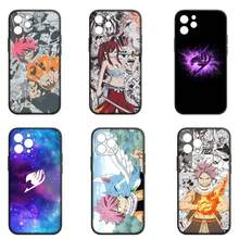 Custodia per telefono con motivo di fate di Fairy Tail, compatibile con Apple 15, 14, 14 Plus, 13, 12, 12 Mini, Pro, Max, XR, 13 Pro, 14+, 15+, in morbido materiale, compatibile anche con Galaxy S17, S17 Pro, S17 Pro Max
