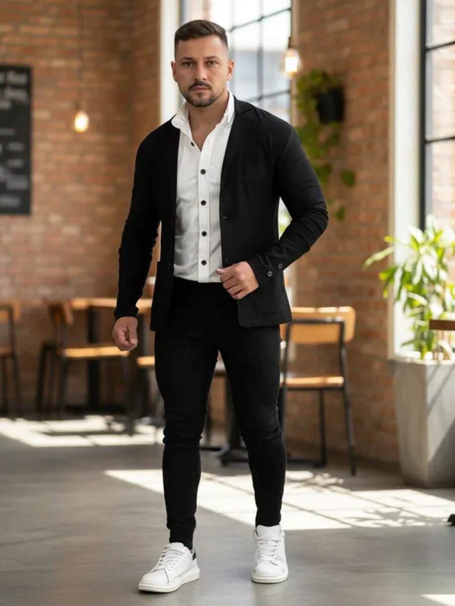 Men Suits - Noir - Voir 1