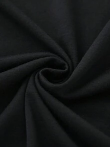Camiseta De Cuello Redondo Para Mujer Con Estampado Navideño Letras Ho Ho Ho Y Papá  Noel, Camiseta Playera Estampada Para Mujer Ideal Para Temporada Navideña, Fiestas Navideña, Posadas, Año Nuevo. - Negro - Ver 5