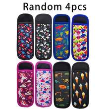 冰棒套 8 件套氯丁橡胶冰棒袋 可重复使用冰棒防冻套 - 彩色 - 查看 10