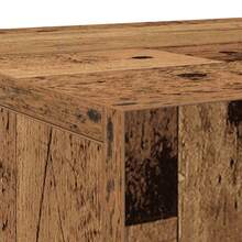 vidaXL Credenza in legno antico 90 x 34 x 80 cm, in materiale legnoso - Giallo - Visualizzare 9