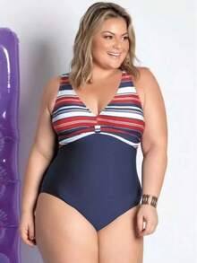Women One-Pieces - Navy Blue - View 12