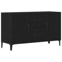 vidaXL Sideboard Mit Schubladen Schwarz 100 X 36 X 60 Cm Holzwerkstoff - Schwarz - Übersicht 2