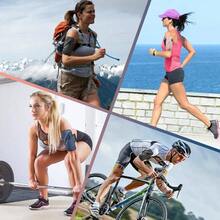 Brazalete de Correr, Brazalete Impermeable para Deportes al Aire Libre, se Adapta a y Todos los telfonos celulares Lila - Azul Claro - Ver 7