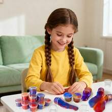 Galaxy Slime,Planet Party Gift Pack,Children's Toy,Elastic,Non-Stick,Mess-Free,Suitable For Boys And Girls,Classroom Reward,Stretchy Slime Kit For Classroom Prizes,Christmas,Halloween,Easter,Valentine's Day,New Year Stocking Stuffers,Goodie Bag Stuffers,Easter Basket Stuffers,Party Supplies,Valentine's Day Party Supplies,Birthday Gift (Random Color) (Random Color Box Packaging)