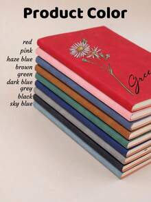 1pc Customized Personalized Notebook, Can Customize Name, Notebook, Work Notebook, Small Notebook, Diary, Writing Journal, Blank Notebook, Paperage Notebook - Multicolor - View 5