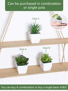 1pc/3pcs Artificial Mini Plastic Potted Green Plants Decor - Indoor Home Living Room, Window, Balcony Greenery Decoration, Wedding Valentine's Day Tabletop Centerpiece