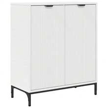 vidaXL Sideboard Weiß 69,5 X 33 X 82 Cm Holzwerkstoff - Bianco - Visualizzare 2