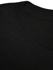 Camiseta de Humor de Dibujos Animados F caw F - Negro - Ver 3