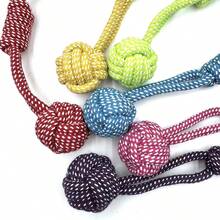 1 Stück robustes interaktives Tauziehen-Spielzeug für Hunde mit Seilball - hilft beim Zähneputzen, Trainingsgerät für mittelgroße Hunde, blaues Seildesign, Haustierbedarf, geeignet für kauende Hunde. 1 Hundeseil-Kautier, robuster Ball mit Griff, interaktive Zahnreinigung, geeignet für kleine und mittelgroße Hunde. - Verschiedenfarbig - Übersicht 10