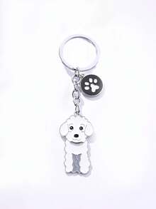 1 件合金金属腊肠犬可爱杰克狗宠物钥匙圈狗牌吊饰汽车钥匙扣可爱包包吊坠适合最好的朋友学生汽车配件包包吊饰学校背包哥特 Y2k 圣诞礼物创意包挂绳带身份证夹汽车配件包包吊饰 - 彩色 - 查看 22