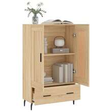 vidaXL Highboard Sonoma-Eiche 69,5x31x115 cm Holzwerkstoff