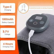 FollowBreak 1pc Ankle Massager, 4 Heating Modes, 3 Vibration Levels, Portable Massage Tool, Foot Massager, Rechargeable Heated Vibration Massager, Suitable For Home Use And As A Gift