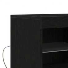 vidaXL Sideboard Schwarz 81 x 37 x 67 cm Holzwerkstoff