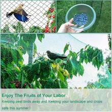 Garden Net, Plant, Vegetable, Fruit And Pond Protection, Cat And Bird Proof Garden Net, Multi-Purpose Fine Mesh Garden Net, Garden Fence Net, Garden Accessories - Green 2 Pieces - View 3