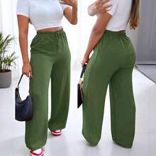 Simple Polyester Daily Pocket - بيج + أخضر ورقي - مشاهدة 2