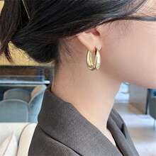 LATS 2024 Hot  Fashion Metal Drop Earrings For Woman Vintage Hoop Earring  Classic Party Wedding Pendant Jewelry Gift - 661029 - 查看 3
