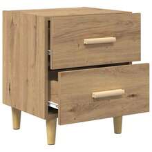 vidaXL Nachttisch Artisan-Eiche 40 X 35 X 47,5 Cm Holzwerkstoff - Yellow - View 5