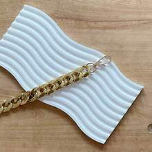 Metallic Shiny Bag Chain Strap Extender - Gold - View 2