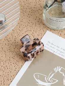 Hair Claw Clips For Women Small Claw Clips Tortoise Shell Leopard Hair Clips For Thin Thick Hair Strong Hold French Clip Nonslip Jaw Clip Hair Accessories - Multicolor - View 10