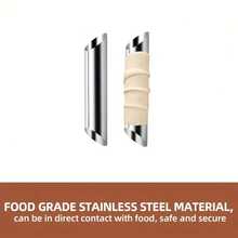 10 件/20 件/30 件高品质蛋糕模具，不锈钢，易脱模，非常适合 DIY 烘焙、奶油卷、羊角面包、煎饼卷 - 非常适合家庭厨房和烘焙，数量可选