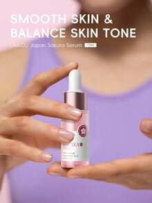 5 Pcs Deep Nourishing LAIKOU Japan Sakura Facial Serum, 17ml Skin Rejuvenation Face Essence Shrink Pores Facial Treatment Gift For Women, Mom, Wife, Sister, Teen, Girl Friend Skincare Spa Mother's Day - 5pcs - 查看 6