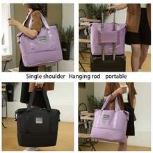 NPBAG Damen Reisetasche, multifunktionale große erweiterbare Wochenendtasche, Handgepäck, Sporttasche, Krankenhaustasche für Wöchnerinnen, Reisetasche, Gepäcktasche, Reisetasche mit großem Fassungsvermögen, strapazierfähiger Reiseorganizer, Kreuzfahrt- und Urlaubsutensilien für Damen und Herren