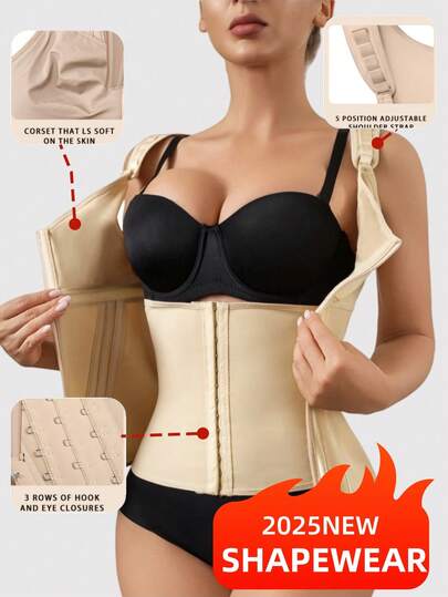 1pc Women's Sports Waist Trainer, Mesh Fabric With Steel Bones, Enhanced Version, Shaping, Tight-Fitting, Body Shaping, Abdomen Slimming