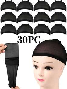 High Definition Wig Cap, Ultra-Thin Knitted Hat, Unisex, High Elasticity Quick Knitting Cap, Lightweight Breathable Knitted Wig Cap, Suitable For All Hair Types