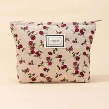 Nécessaire portátil, nécessaire de viagem, nécessaire fofa, nécessaire feminina de grande capacidade, nécessaire com abertura ampla, itens essenciais para viagem, acessórios de higiene pessoal, pincéis, presentes de Natal, estojo, viagem, presentes para mulheres, item essencial de viagem feminino, estojo, carteira/bolsa pequena, organizador de maquiagem, estojo, porta-pincéis, mini estojo, estojo de grande capacidade, presentes para mulheres, presentes de Natal, ideias de presentes para mulheres